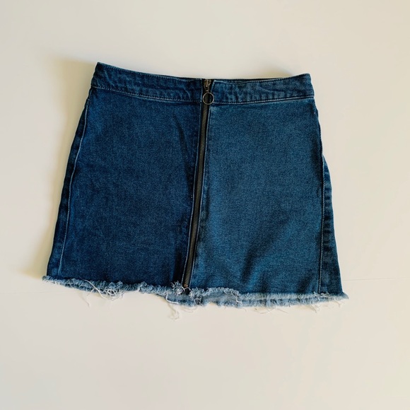 Silly Hand-Painted Two-Tone Zip Denim Women’s Sz 4 - Picture 2 of 5